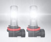 H16 Osram LEDriving HL Easy LED bulbs for fog lights in operation