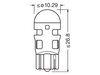 Ampoules LED oranges W5W / WY5W Osram LEDriving® SL  - W2.1x9.5d