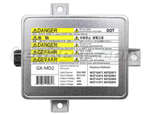 Front view of the Xenon ballast for Acura TL (II)