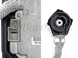 Zoom on the connector of the Xenon ballast for Lexus IS (II)