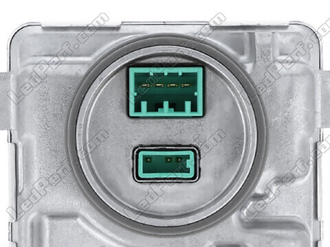 Zoom on the connector of the Xenon ballast for Porsche 718 Cayman