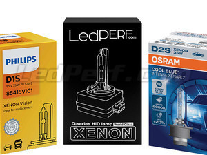 Ampoule Xénon d'origine pour Cadillac Escalade (II), marques Osram, Philips et LedPerf disponibles en : 4300K, 5000K, 6000K et 7000K