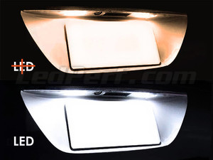 Led Plaque Immatriculation Isuzu i-Series avant et apres