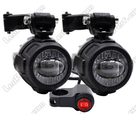 Feux LED faisceau lumineux double fonction "combo" antibrouillard et longue portée pour KTM EXC 150 (2020 - 2023)