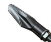 Vue arrière des Clignotants dynamiques LED + feux stop pour Piaggio MP3 500