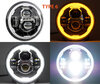 Phare à LED pour Royal Enfield Thunderbird 350 (2002 - 2011) - Optique moto rond homologué