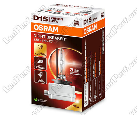 Ampoule Xénon D1S Osram Xenarc Night Breaker 220 - 66140XN2 dans son emballage