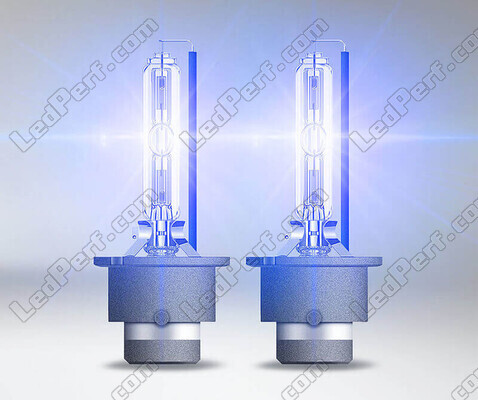 Lumière bleutée des ampoules Xénon D2S Osram Xenarc Cool Blue Boost 7000K - 66240CBB-2HB