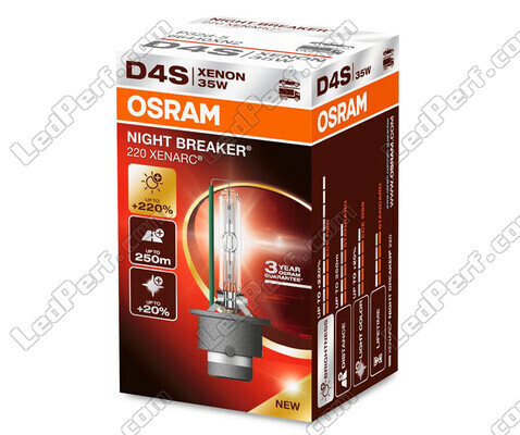 Ampoule Xénon D4S Osram Xenarc Night Breaker 220 - 66440XN2 dans son emballage