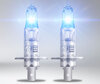 H1 halogen bulbs Osram Cool Blue Intense producing LED effect lighting