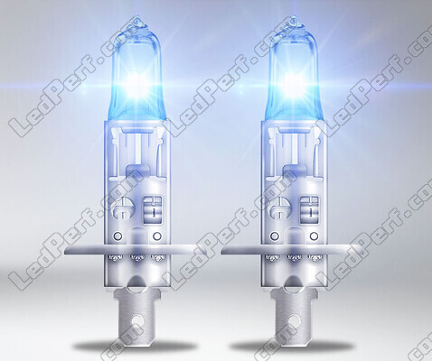 H1 halogen bulbs Osram Cool Blue Intense producing LED effect lighting