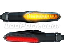 Dynamic LED turn signals + brake lights for Honda NC 750 S
