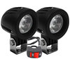 Phares additionnels LED pour Aprilia RSV 1000 (2004 - 2008) - Longue portée