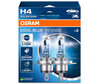 Pair of H4 Osram Cool Blue Intense bulbs - 64193CBN-2HB