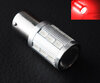 Ampoule 1156R - 7506R - P21W Magnifier à 21 leds SG Haute puissance + Loupe Rouges Culot BA15S