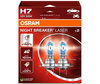 Pack de 2 Ampoules H7 Osram Night Breaker Laser +150% - 64210NL-2HB